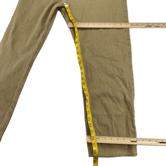 Wrangler Authentic Jeans Mens 37x32*ac 29 Denim Stretch Straight Leg Flat Front - Picture 5 of 14